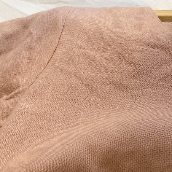 Pink linen blend dress 🌸 - Picture 5 of 12